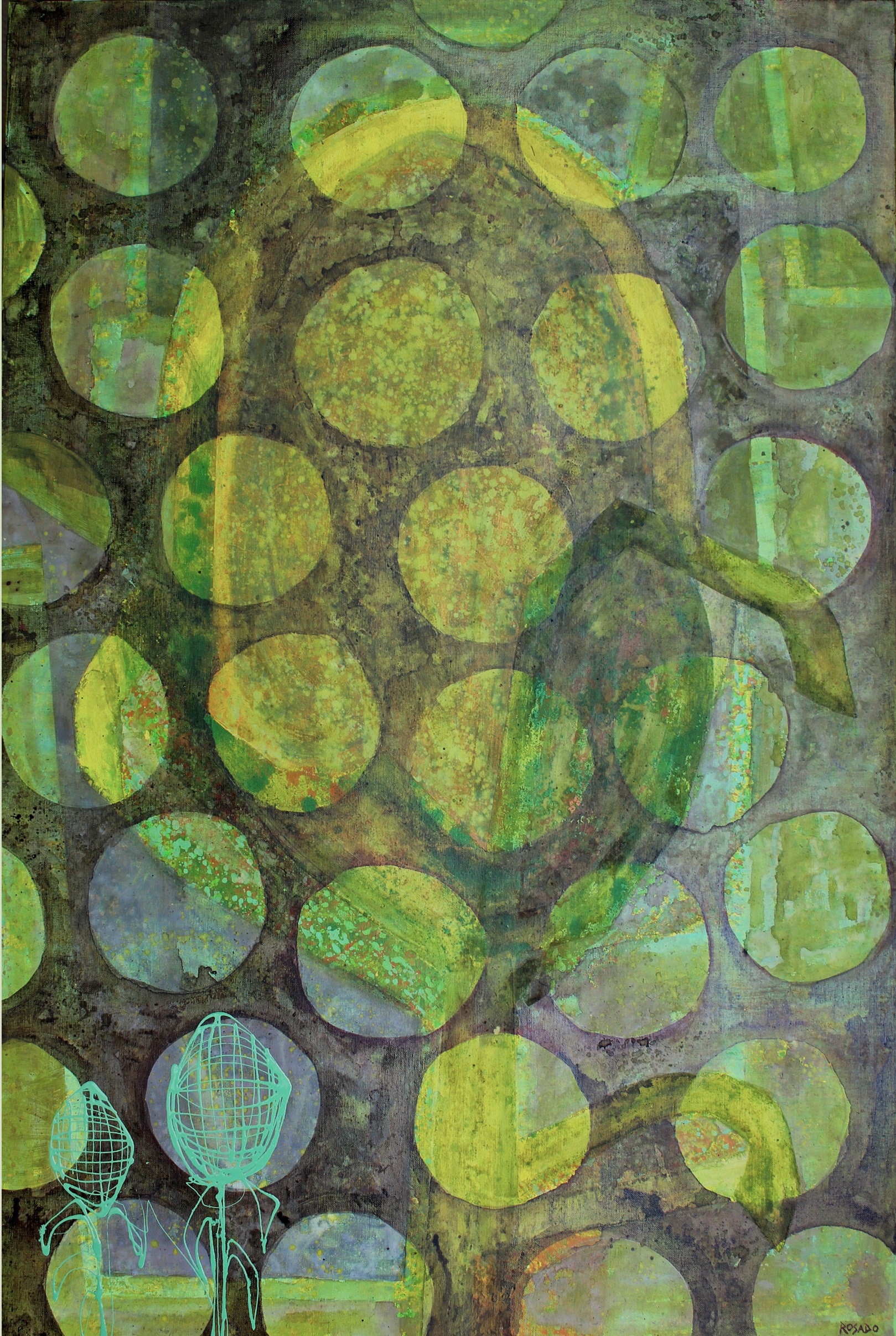 Las tortillas que no me comi Mixta sobre tela 120x80