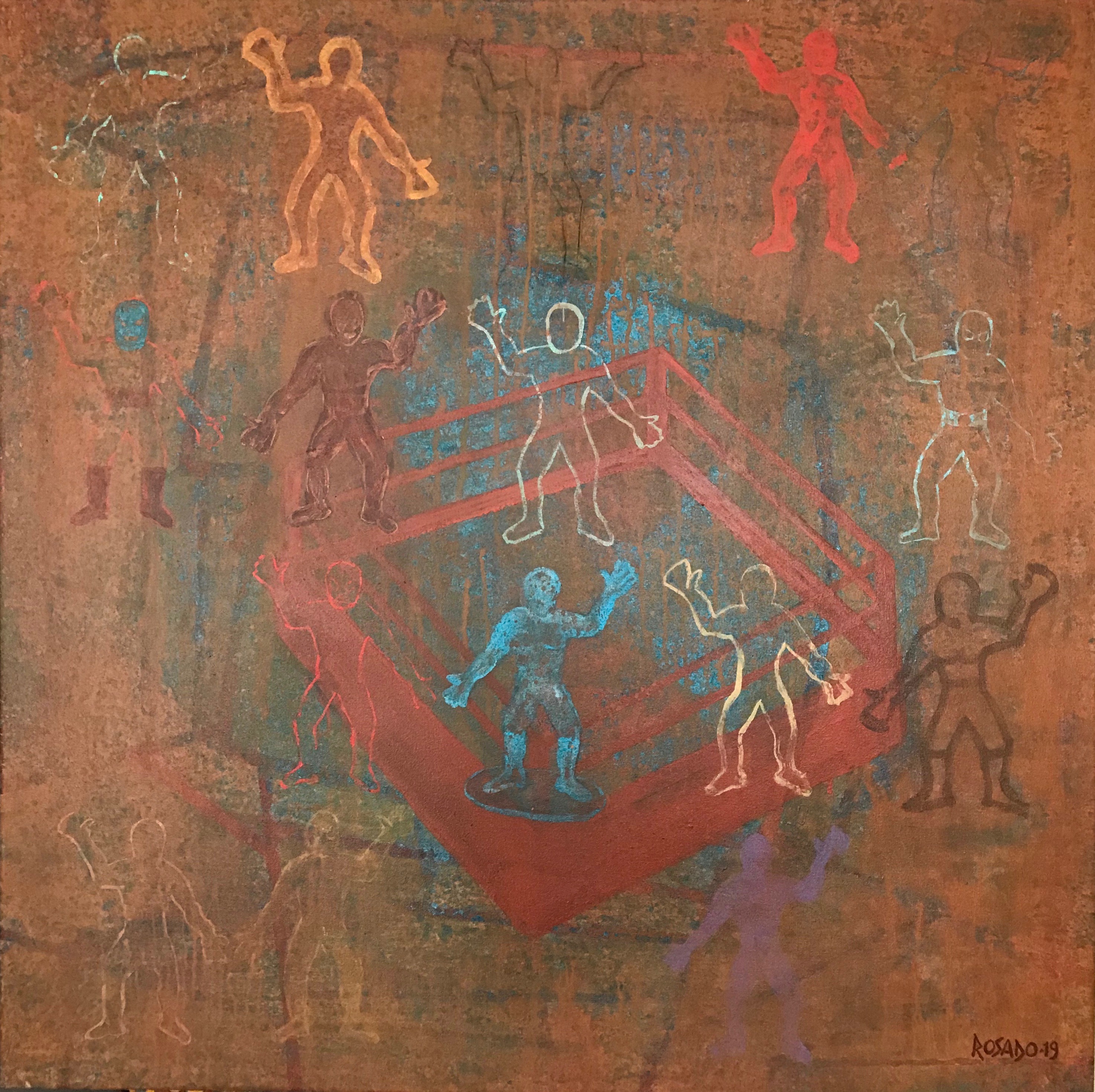 Santo&amp;BlueDemon 100x100 GRosado